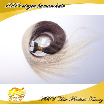 2015 Nouveaux produits! Ombre couleur Top Qulity cheveux humains dans les extensions de cheveux Remy